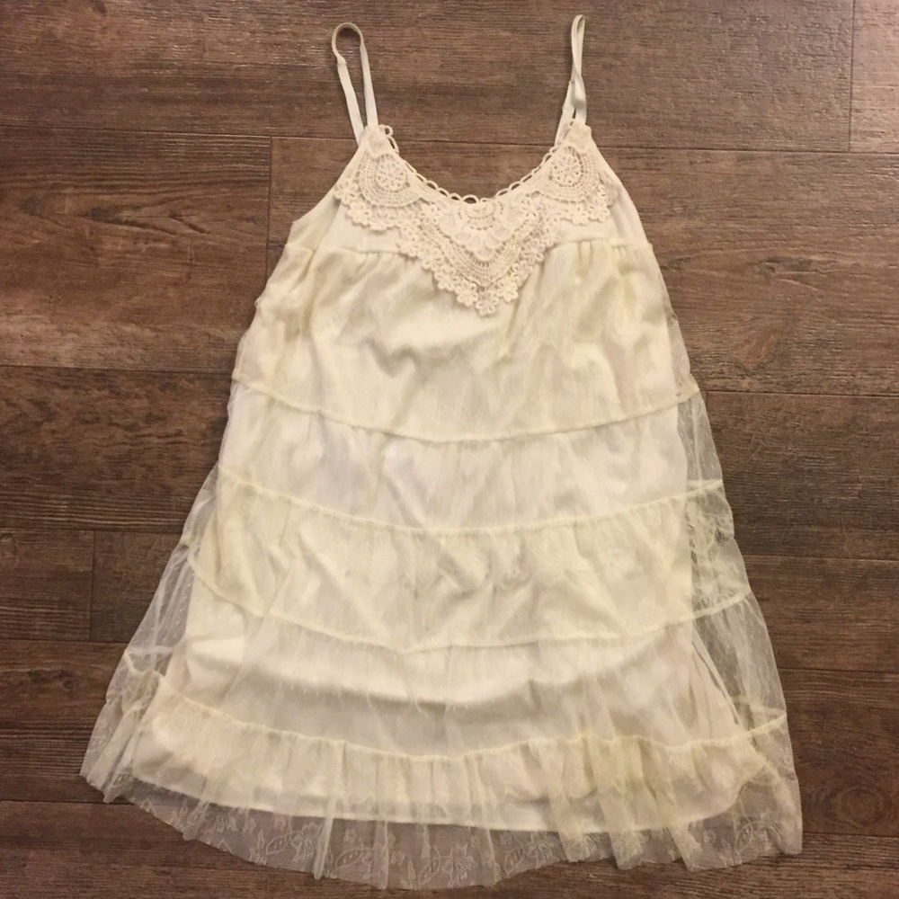 Xhileration lace slip dress